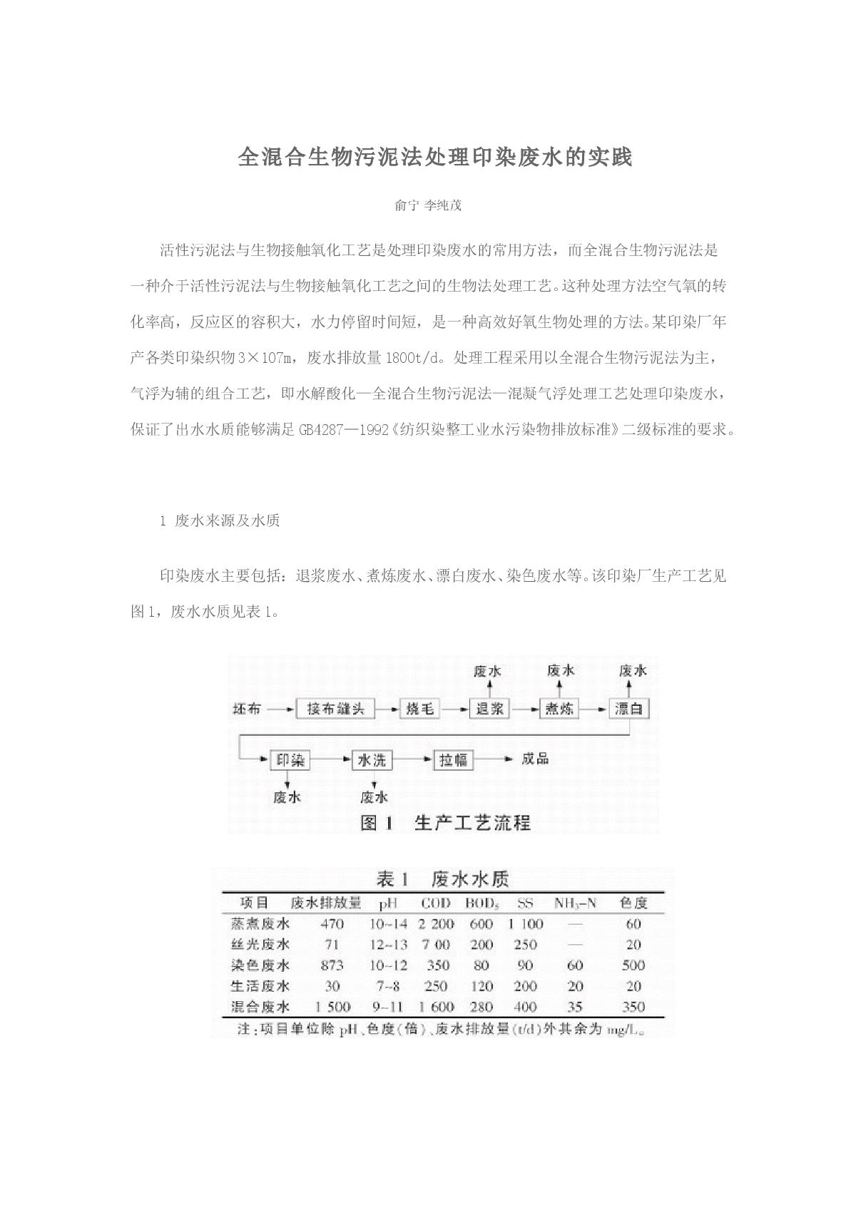 高效好氧生物处理印染废水的方法与实践-图一