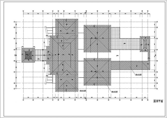 现代两层高尔夫球会所建筑设计CAD方案图_图1