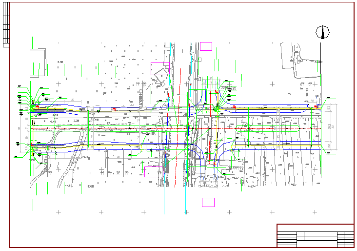 【杭州】某路段燃气工程设计施工图