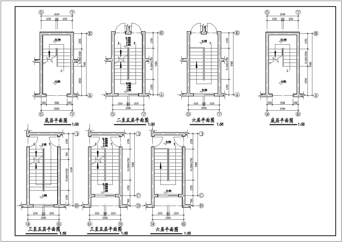 精致高层住宅建筑CAD详图