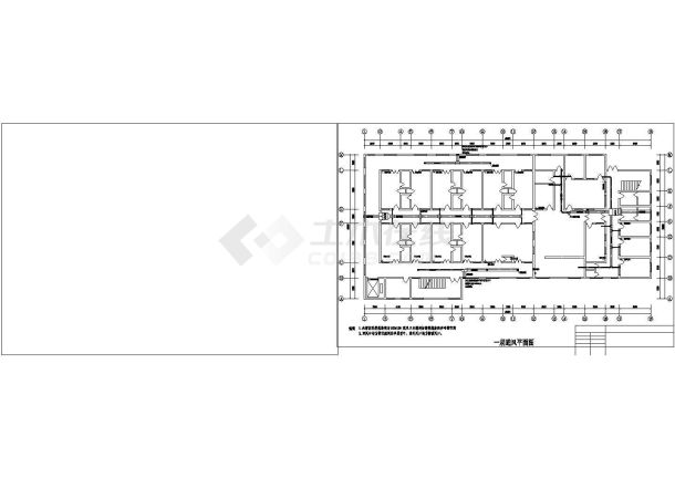 [河南]四层小型医院空调制冷系统设计施工图（风冷模块式冷热水机组）-图二