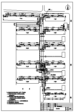 某地煤机厂采暖系统平面设计施工图纸-图二