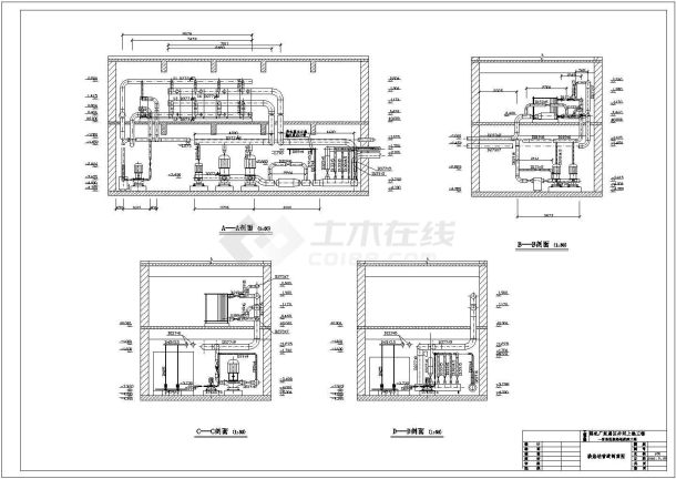 【山西】某煤机厂换热站设计施工图纸-图二