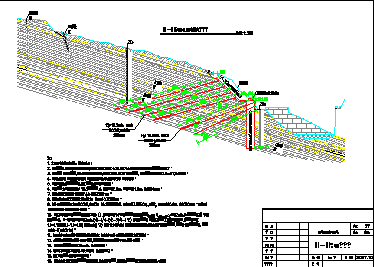 水库山体滑坡治理工程施工图（共10张，编制于2013年）-图二