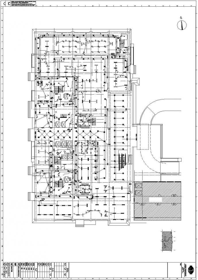 安钢医院综合楼强弱电综合设计方案图_图1