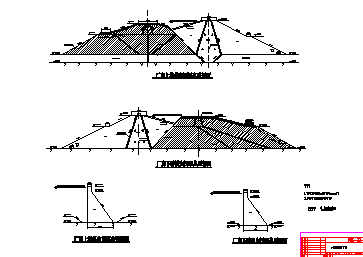 水电站厂房围堰结构施工图(共3张，)-图二