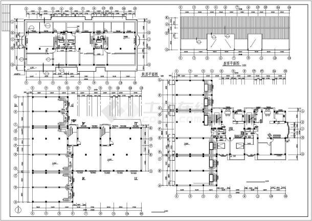 【常德市】六层商住楼建筑设计施工图纸-图二