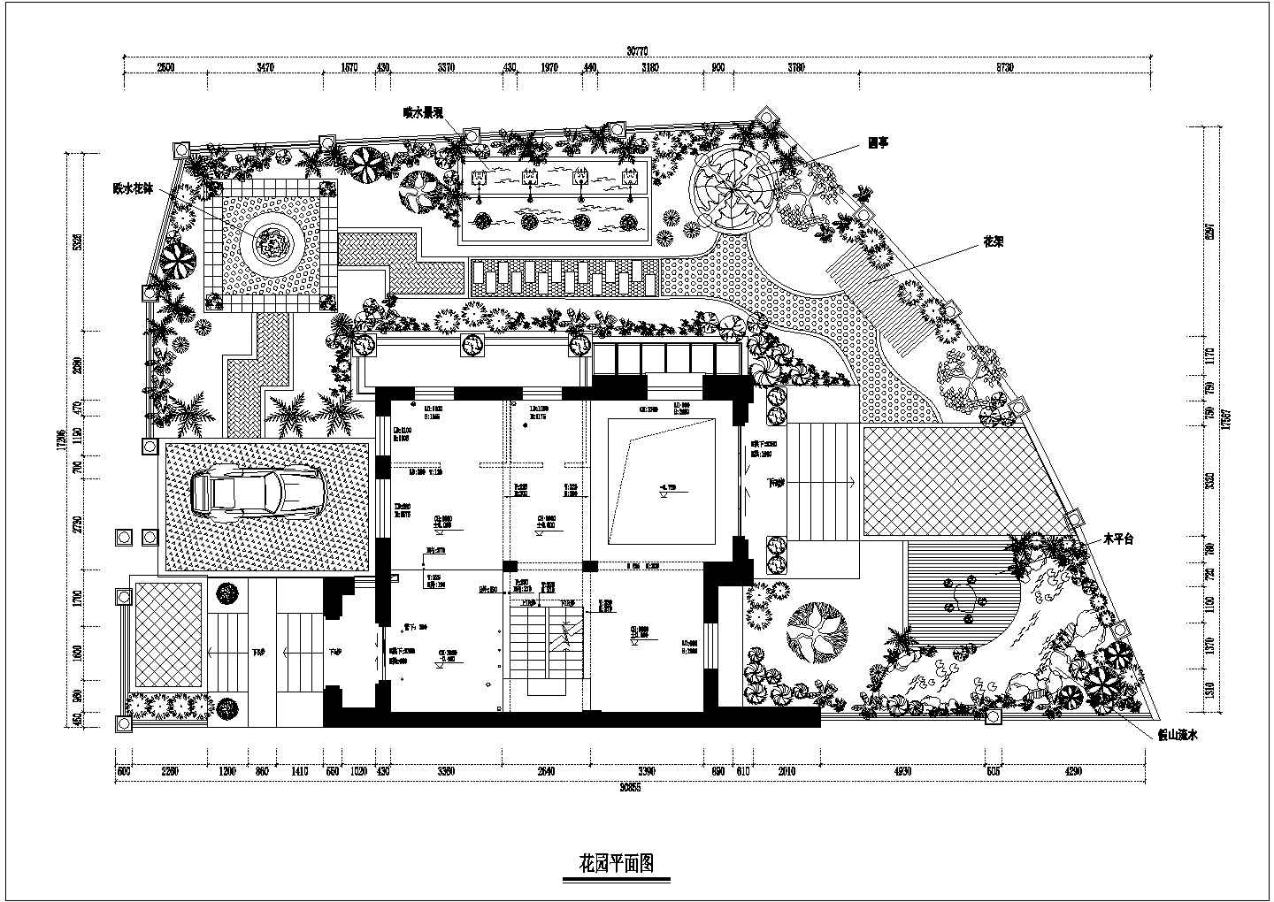 【福建】某高档别墅装修设计施工图