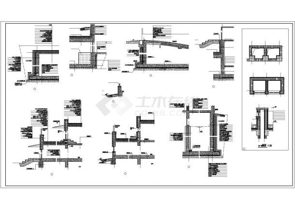 【哈尔滨市】居住小区地下停车场设计施工图-图二