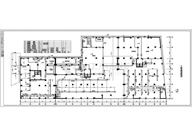 [广西]商业广场商住楼空调通风防排烟系统设计施工图-图一