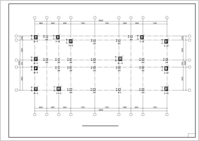 某工厂多层框架结构综合办公楼结构施工图_图1