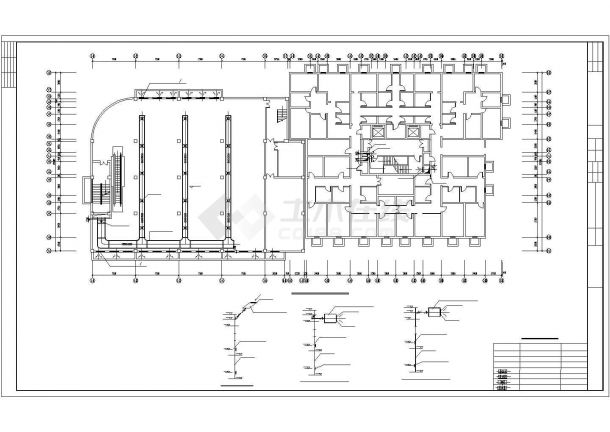 17层商业住宅项目散热器采暖系统设计施工图（对称四户型）-图二