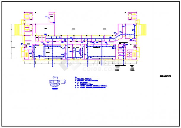 【辽宁】某生态园厨房水暖系统设计图纸-图二