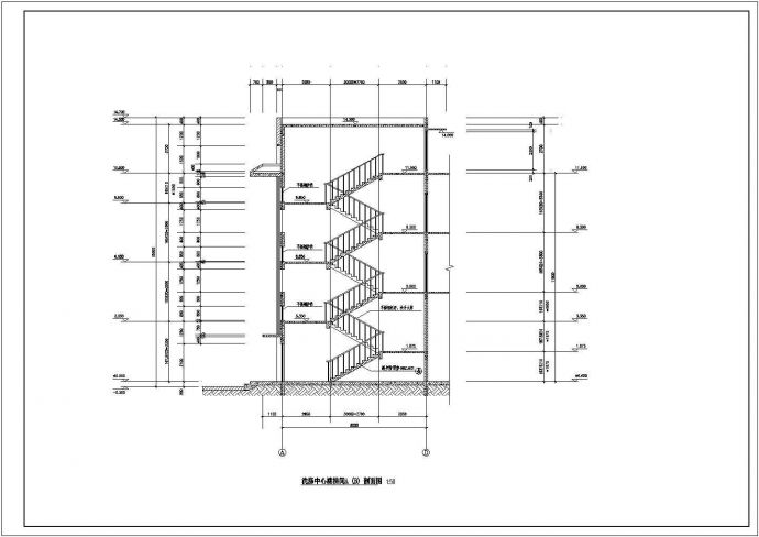 某医院后勤洗涤中心的CAD建筑施工图_图1