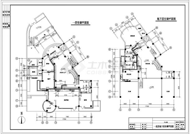 【上海】某别墅中央空调设计施工图纸-图一