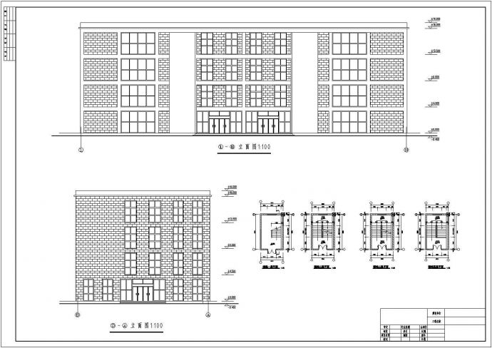 四层5000平米框架结构商场毕业设计（含计算书 横道图 建筑图 结构图）_图1