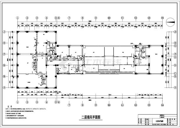 【深圳】某会所中央空调设计施工图纸-图一
