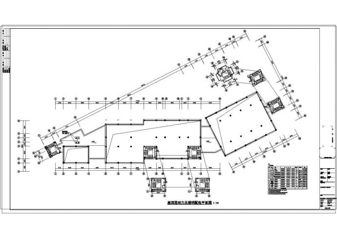 【广西】商务中心强电系统电气施工图纸_图1
