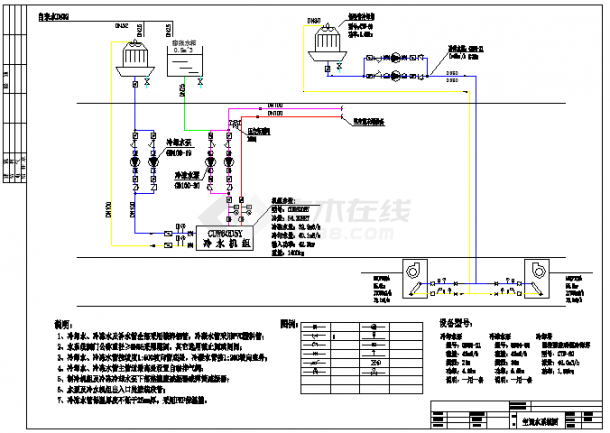 【广州】某餐馆空调系统设计施工图纸-图二