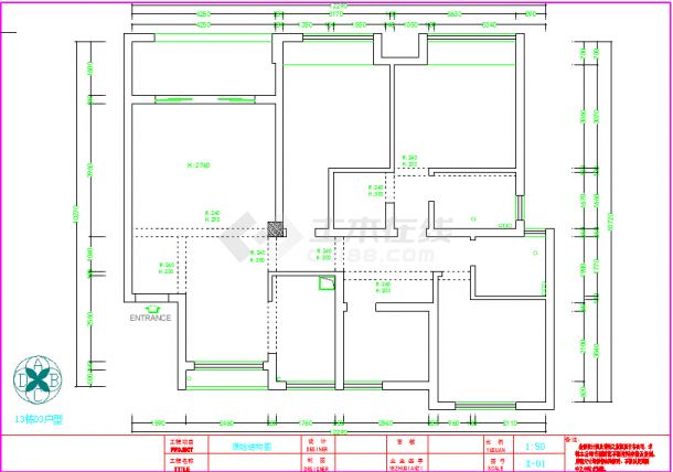 全国前五强地产商设计新古典主义风格样板房装修施工图（含效果图 ）-图一
