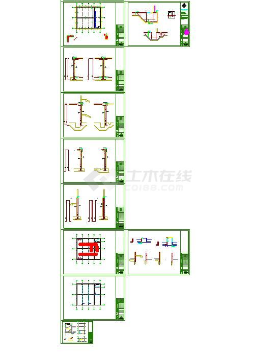 消防水池及泵房（建筑+结构）CAD图纸-图二