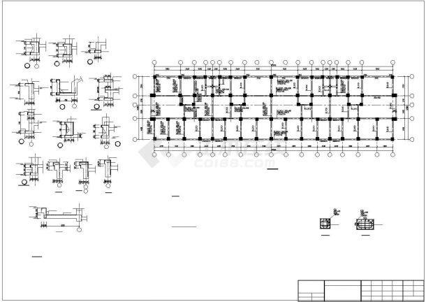 [威海]农村六层框架住宅楼结构施工图-图二