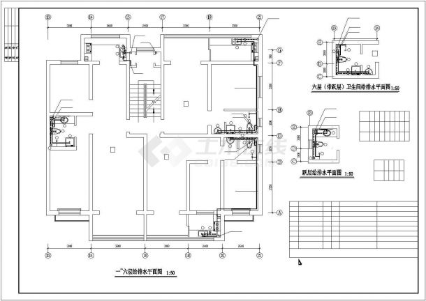 [新疆]住宅小区地板辐射采暖系统设计施工图-图二