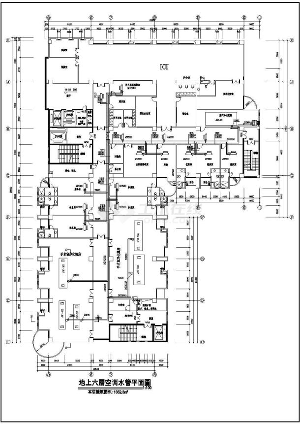 外科大楼空调工程空调系统设计施工图-图一