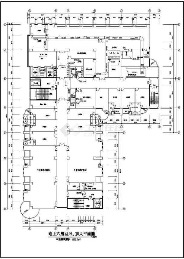 外科大楼空调工程空调系统设计施工图-图二