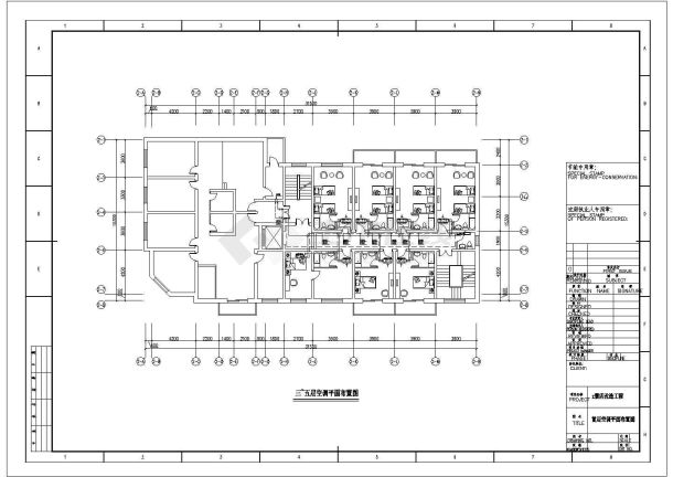 中型宾馆中央空调和卫生热水全套设计cad施工图-图二