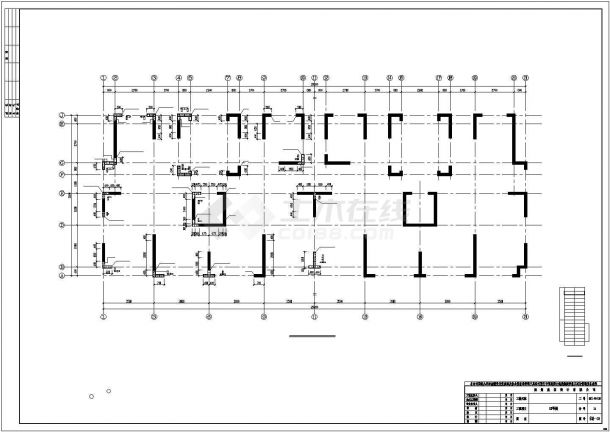 七度区11层剪力墙结构住宅结构施工图-图一