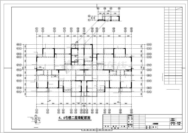 22层剪力墙农转居公寓（1、2#）结构施工图-图一
