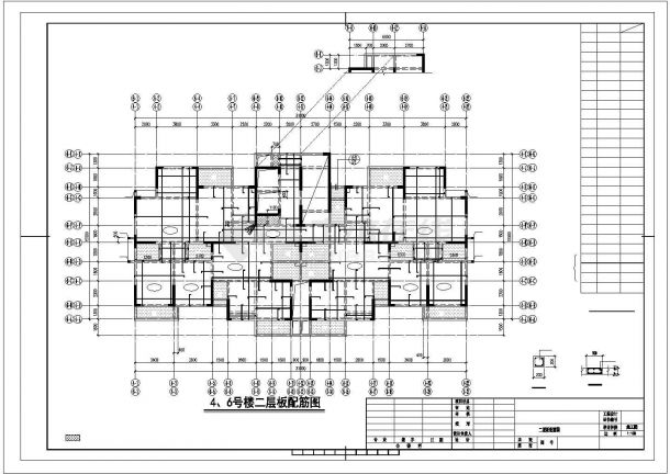 22层剪力墙农转居公寓（1、2#）结构施工图-图二