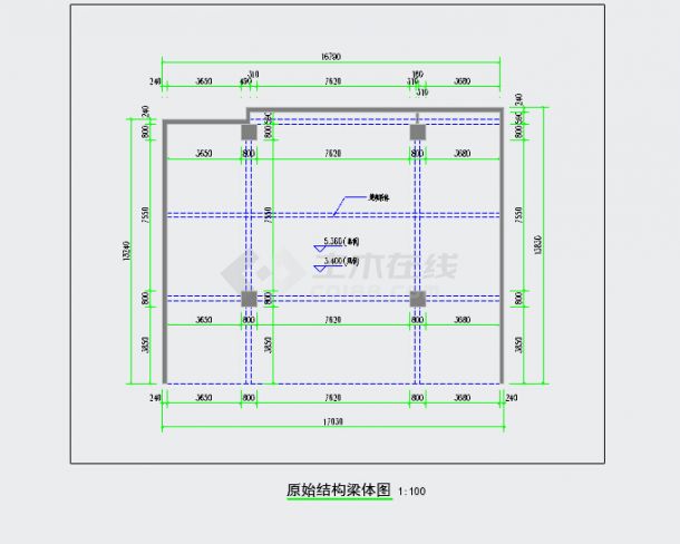 现代知名家具卖场装饰装修工程CAD施工图（含效果图）-图二