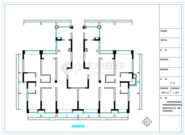知名建筑学院工作室设计简欧豪华家居室内施工图-图一