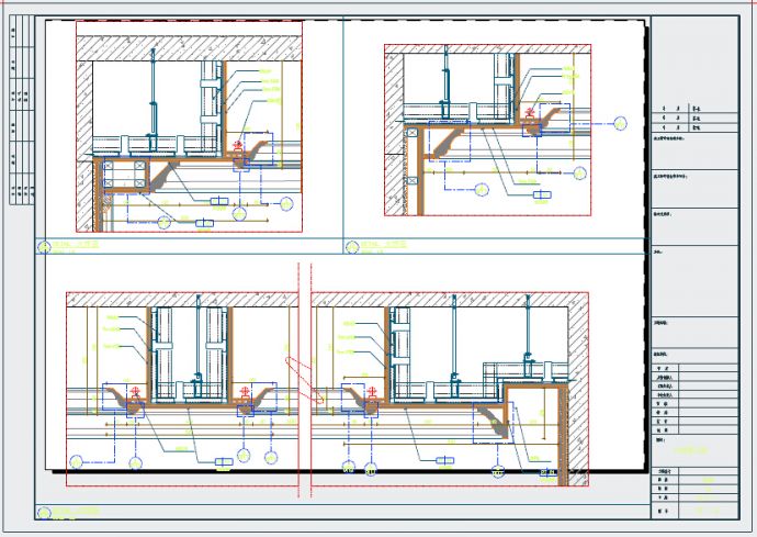 精致简欧设计风格样板房施工图（含高清效果图及材料表）_图1