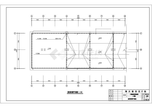 某办公大厦电气设计cad施工图纸-图一