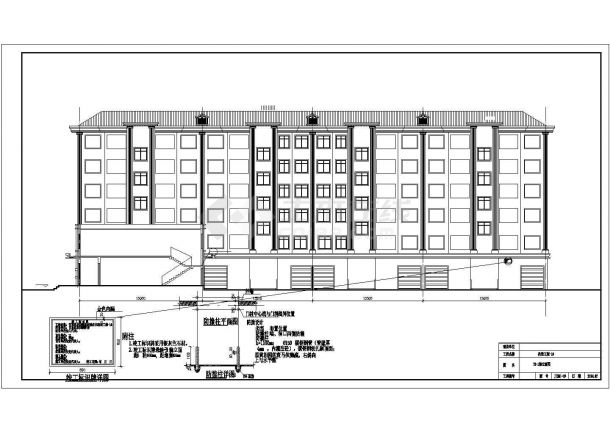 地上六層砌體結構辦公樓結構施工圖