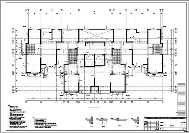 24层剪力墙住宅结构施工图-图二