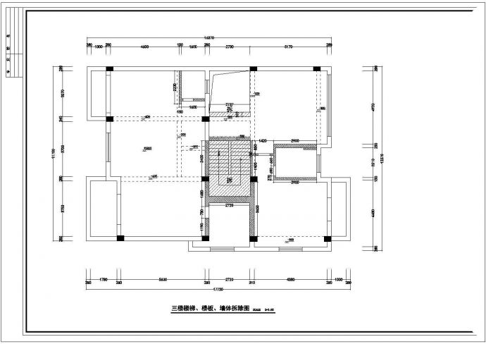 高贵欧式风格四层别墅住宅CAD施工图（含高清效果图）_图1