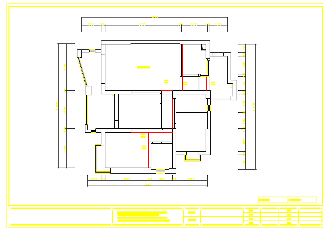 奢华欧式风格两室一厅家居CAD施工图（含效果图）_图1