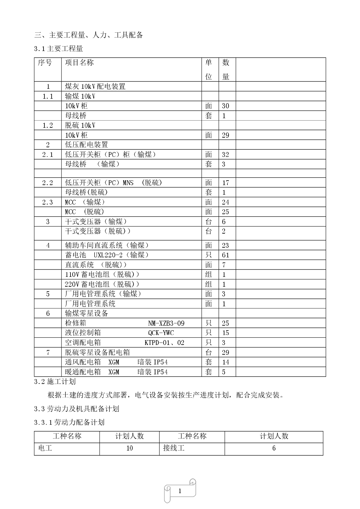 04输煤、脱硫系统电气安装施工作业指导书.-图二