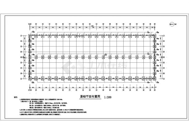 北京市内某厂房全套结构图-图一