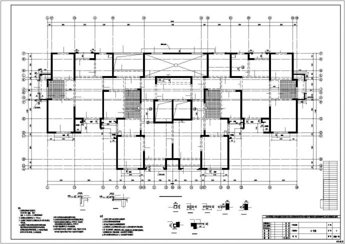 20层剪力墙结构住宅楼结构施工图_图1