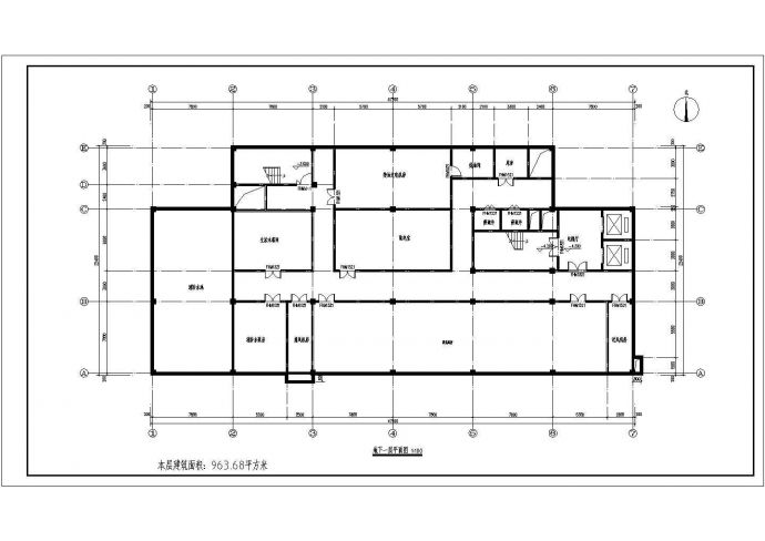 十一层医院康复楼建筑设计CAD图纸_图1