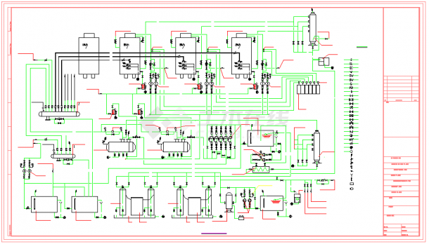 【上海】某能源中心采暖系统设计施工图纸-图二