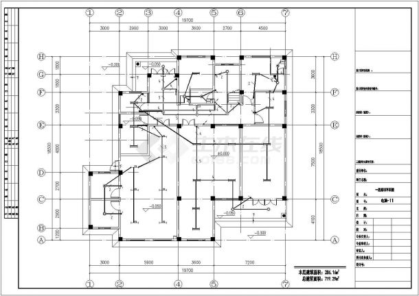 整套多层幼儿园电气设计cad施工图-图二