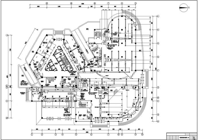 某高层办公大厦中央空调设计施工图_图1