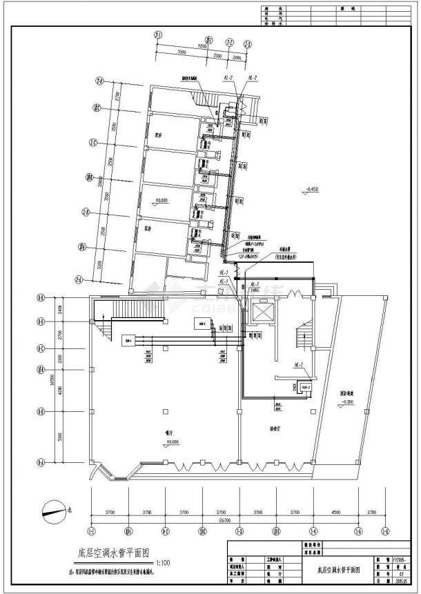 大型综合楼中央空调系统设计施工图-图二