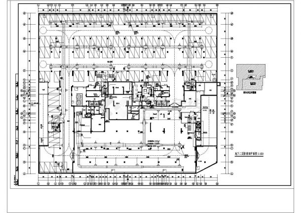 [深圳]27层商住楼及机房通风系统设计施工图-图二